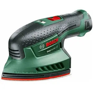 Comparateur de prix : Bosch - Ponceuse multi sans-fil EasySander 12 coffret 1 batterie 2,5Ah