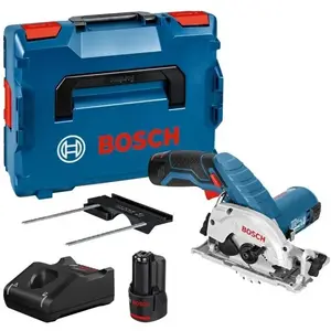Comparateur de prix : Scie Circulaire BOSCH GKS 12V-26 (2 x 3,0 Ah GAL12V-40 L-Boxx 136) TU