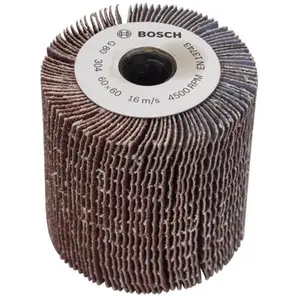Rouleau à lamelles Bosch - Accessoires pour PRR 250 ES (largeur 60mm, grain 80) pas cher
