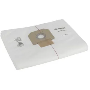 Comparateur de prix : Lot de 5 sacs-filtres non tissés BOSCH 2607432038 - Pour GAS 55 TU