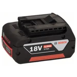 Bosch 2607336816 Batterie coulissante 18V-4Ah Heavy Duty, Noir/rouge pas cher