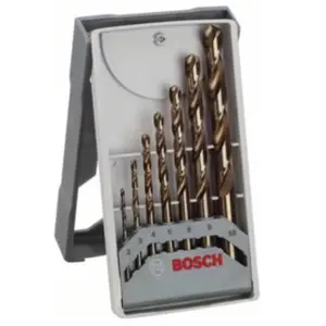 Comparateur de prix : Mini-Coffret De Forets Bosch Hss-Co Din 338, 135°, 7 Pièces - 2-10 Mm