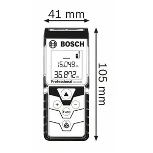 Comparateur de prix : Télémètre Laser BOSCH 0601072900 - GLM 40 Professional