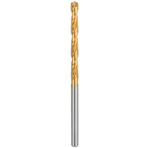 Bosch Forets à  Métaux Rectifiés Hss-Tin, Din 338 (4 X 43 X 75 Mm) 5 UnitésVendu parmanutan