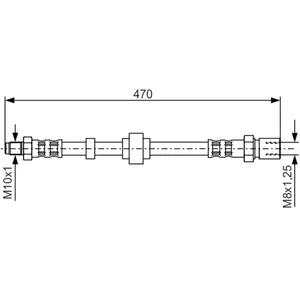 Comparateur de prix : BOSCH Flexible de frein pour CITROËN: BX (Ref: 1 987 476 524)