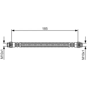 Comparateur de prix : BOSCH Flexible de frein pour PEUGEOT: 605, 405 (Ref: 1 987 476 670)
