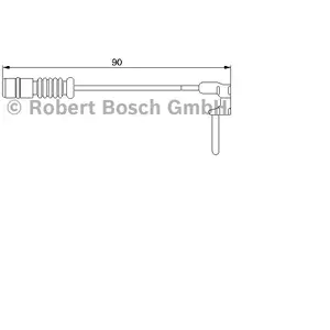 Comparateur de prix : Témoin d'usure plaquette de frein Bosch 1 987 474 901
