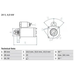 Comparateur de prix : Démarreur 0 986 011 290 Bosch Man Bosch 1129