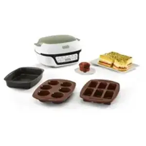 Machine à gâteaux Tefal Cake Factory KD801310 1100 W Blanc et Pistache pas cher