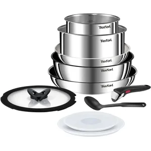 Tefal BATTERIE DE CUISINE 10 PIECES INGENIO EMOTION INDUCTION ET FOUR L897S104 pas cher