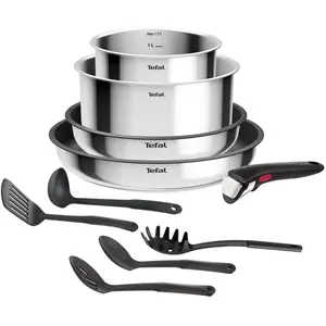 TEFAL Batterie de cuisine tous feux y compris COOK EAT pas cher