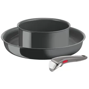 Ensemble de 3 poêles à frire Tefal L26093 Ingenio Renew en céramique pas cher