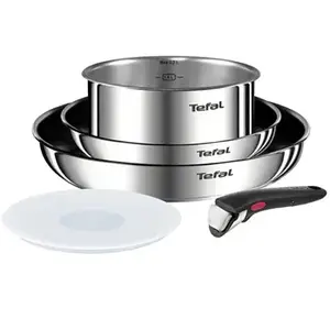 Comparateur de prix : Batterie de cuisine Tefal Ingenio Emotion L8975S04 5 pièces Inox