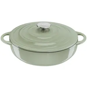 Cocotte / faitout / marmite Tefal TEFAL LOV Sauteuse Fonte 2 anses 28 cm Verte E2587204Vendu paramazon