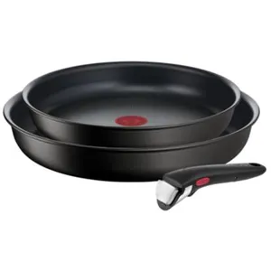 Comparateur de prix : 2 Unités de Poêle Tefal INGENIO 3PIEZAS Noir Aluminium