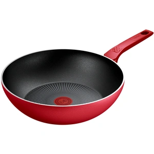 Comparateur de prix : TEFAL - Poêle wok - 28 cm - capacité 3.7 L - rouge - Daily Expert