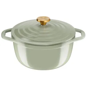 TEFAL Cocotte ronde en fonte d'aluminium 5 litres AIR Tous feux dont Induction pas cher