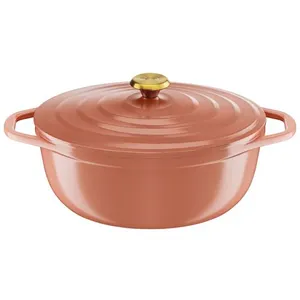 TEFAL Cocotte Ovale 30x23cm TFI Air Soft Light TEF - Terracotta   pas cher