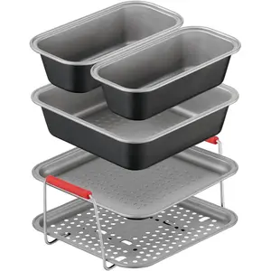 Moulinex Dail’Easy Set de 5 accessoires de cuisson pour air fryer 4 moules et 1 support J702S504 pas cher
