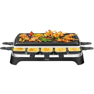 Comparateur de prix : Pierrade Raclette 10 Inox & Design Tefal RE4588