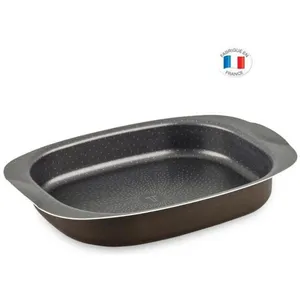 Comparateur de prix : Tefal J1601502 Success Plat à Gratin Aluminium Noir 42,5 x 24 x 5,5 cm