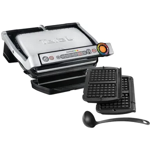 Tefal Tefal OptiGrill+ GC716D12 - Gril -électrique - 600 cm ² - inox pas cher
