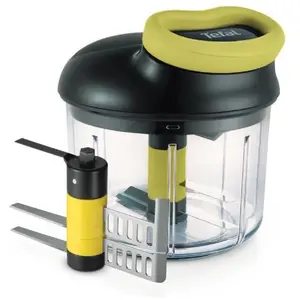Tefal HACHOIR 5 secondes Kit Hachoir 900 ml + lame purée K1321324 pas cher