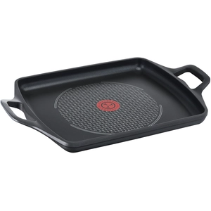 TEFAL Plancha Fonte d'aluminium Induction Aroma - 26x32 cm pas cher