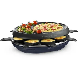 Tefal COLORMANIA 8 COUPELLES BLEU PLAQUE GRILL & CRÊPES - Téfal - RE310412 pas cher