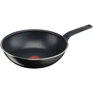 Comparateur de prix : Wok 28 cm Easy cook & clean - Tefal - Noir - Aluminium