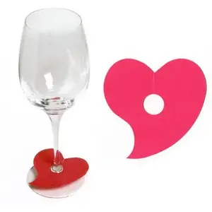 G.Lalo Marque places coeur pied de verre - FuchsiaVendu parscrapmalin