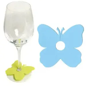 G.Lalo Marque places papillon pied de verre - LagonVendu parscrapmalin