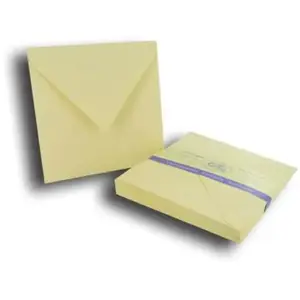 Clairefontaine G.Lalo - 25 Enveloppes Vergé 14x140mm Ivoire