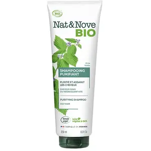 NAT&NOVE BIO shampooing purifiant certifié bio pour cheveux gras 250ml pas cher