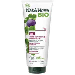 Comparateur de prix : Nat&Nove Bio 2en1 Après-Shampooing Masque Éclat Figue 200ml