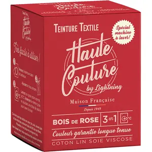 Comparateur de prix : Teinture textile haute couture bois de rose 350g