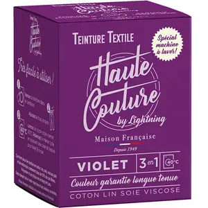 Comparateur de prix : Teinture textile haute couture violet 350g