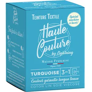 Comparateur de prix : Teinture textile haute couture turquoise 350g