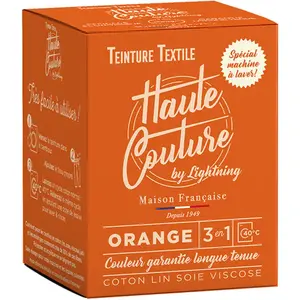 Comparateur de prix : Teinture textile haute couture orange 350g