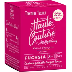 Comparateur de prix : Teinture textile haute couture fuchsia 350g