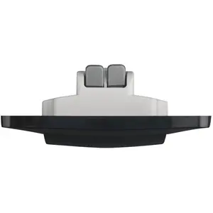 Interrupteur à encastrer caly 1 pièce(s) bouton poussoir caly noir - debflex pas cher