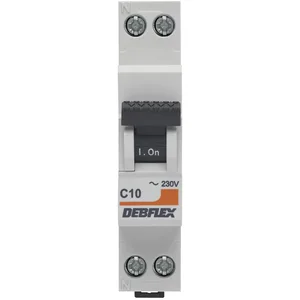 Comparateur de prix : DEBFLEX DISJONCTEUR 3KA PH+N 10A