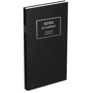 Lecas Agenda de Banque long - 15 x 34 cm - 1 volume - 2027 pas cher
