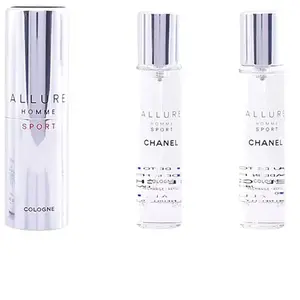 Comparateur de prix : CHANEL Allure Homme Sport Cologne vaporisateur de voyage et ses deux recharges 3 x 20 ml