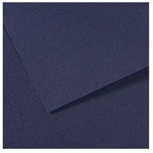 Comparateur de prix : Canson Lot de 10 Feuille Mi-Teintes® 50x65 160g/m², coloris bleu indigo 140