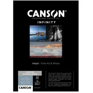 Canson Infinity Etching Rag II Mat 310g A2 25 feuilles pas cher
