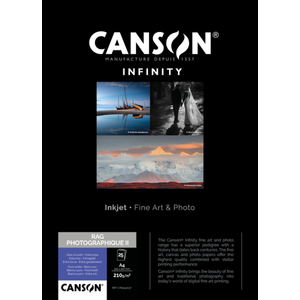 Canson Infinity Rag Photographique II 210g A4 25 feuillesVendu parmiss-numerique