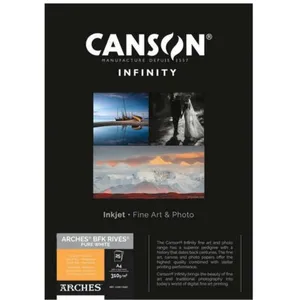Canson Infinity Arches BFK Rive Blanc Pure 310g A2 25 feuilles