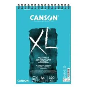 CANSON XL Aquarelle - Album spiralé 30 feuilles A3 300g/m² - Blanc pas cher