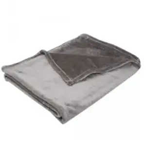 Comparateur de prix : BABYCALIN Couverture Taupe Flanelle 75 x 100 cm 260 gr/m3